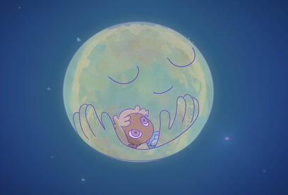 Rises the moon (Video musical animado)
